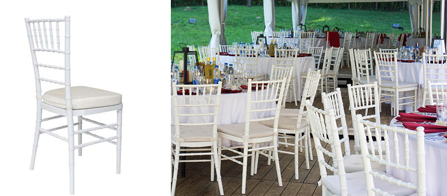 бели столове шивари сватбени столове